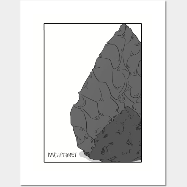 APN Hand Axe Wall Art by Archaeology Podcast Network